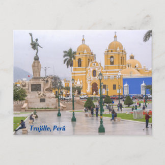 Carte Postale Trujillo, Pérou, Plaza Mayor de Trujillo