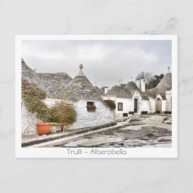 Carte Postale Trulli - Alberobello (Devant)