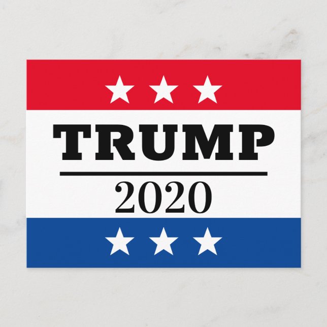 CARTE POSTALE TRUMP 2020 (Devant)