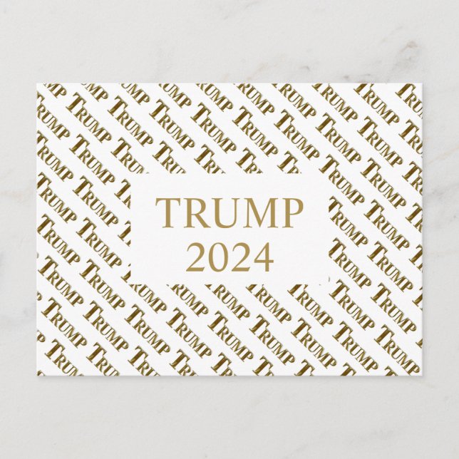 CARTE POSTALE TRUMP 2024 (Devant)