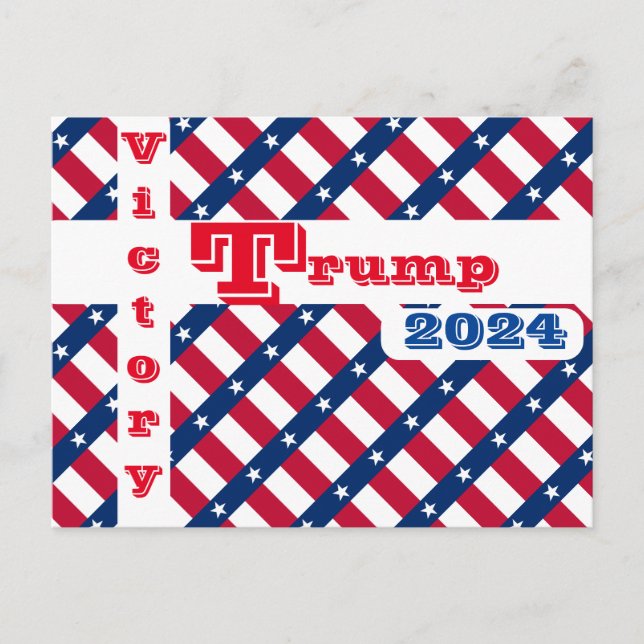 CARTE POSTALE TRUMP 2024 (Devant)