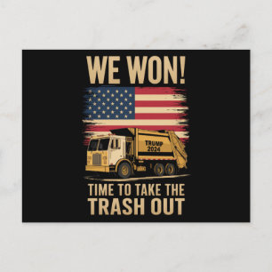 Carte Postale Trump 2024 Nous avons gagné Victoire Victoires Inv