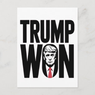 Carte Postale Trump a gagné Trump Vance Élection Président Disco
