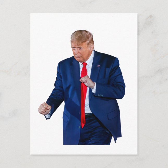 Carte Postale Trump Dance Funny (Devant)