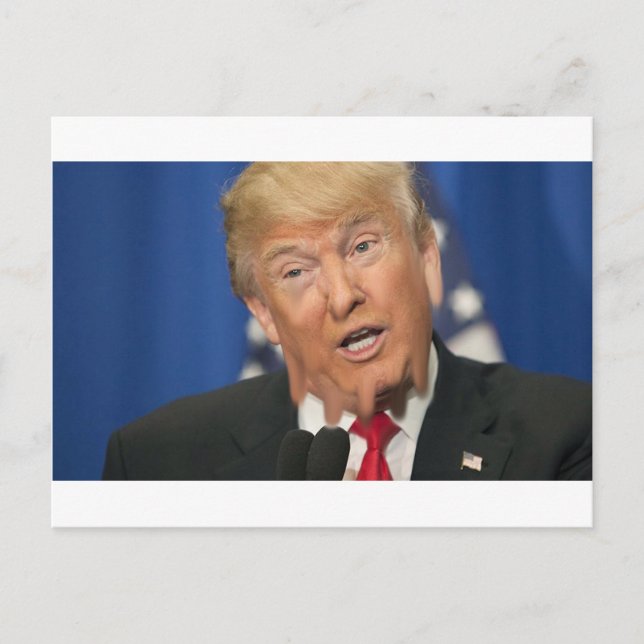 Carte Postale Trump/Drumpf Fondu (Devant)