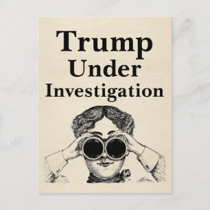 Carte postale Trump en cours d'enquête