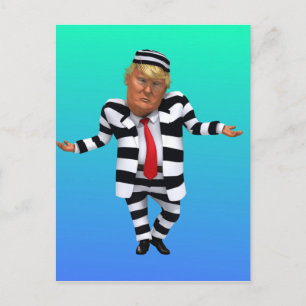 Carte Postale Trump en prison