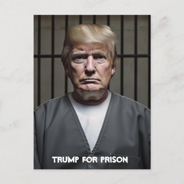 Carte Postale Trump en prison Trump en prison (Devant)