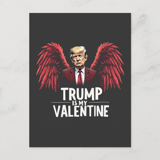 Carte Postale Trump est ma Saint-Valentin d'Inauguration Maga (Devant)