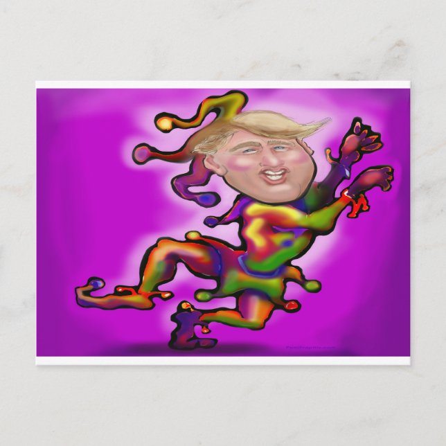 Carte Postale Trump Jester (Devant)