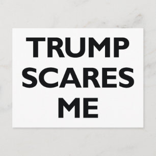 Carte Postale Trump me fait peur