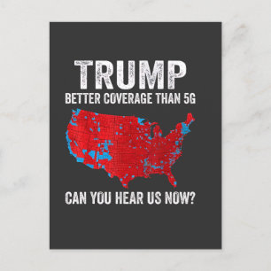 Carte Postale Trump Meilleure Couverture Que 5G Pouvez-Vous Nous