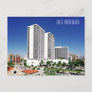 Carte Postale Trump Plaza, West Palm Beach, Floride