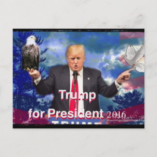 Carte Postale Trump pour le président Eagle & Dove
