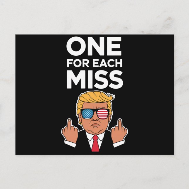 Carte Postale Trump Un Pour Chaque Miss (Devant)