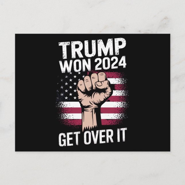 Carte Postale Trump Won Wons Inauguration 47 Président des États (Devant)