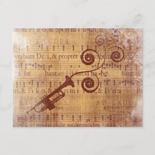 Carte Postale Trumpet antique (Devant)
