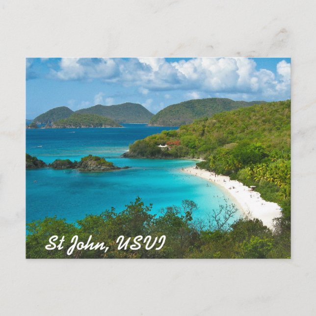 Carte Postale Trunk Bay, St John USVI (Devant)