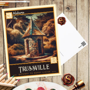 Carte Postale Trussville, Alabama   Vintage