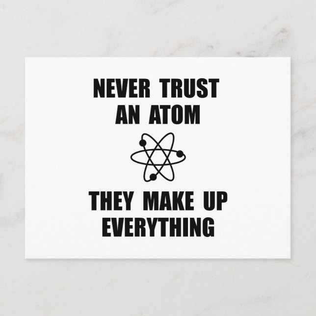 Carte Postale Trust Atom (Devant)