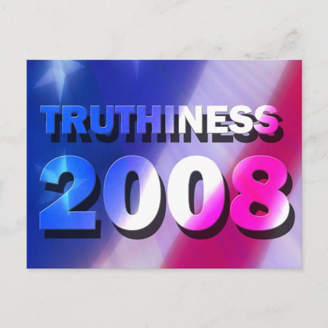 CARTE POSTALE TRUTHINESS 2008 (Devant)
