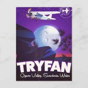 Carte Postale Tryfan, Vallée d'Ogwen, Snowdonia, Pays de Galles