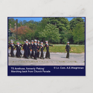 Carte Postale TS Arethusa, anciennement "Pékin"