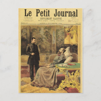 Carte Postale Tsar Nicolas & père 1894 Romanov Russie #116