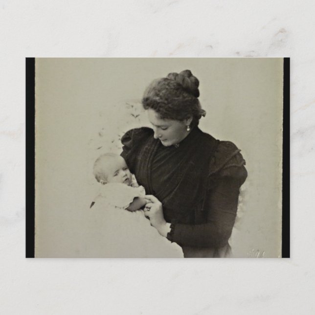 Carte Postale TSARINA ALEXANDRA et ALEXIS Romanov Russia #289 (Devant)