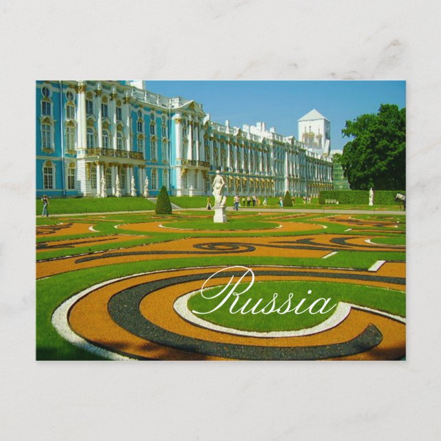 Carte Postale Tsarskoye Selo Pushkin Cathrine Palace Russie (Devant)
