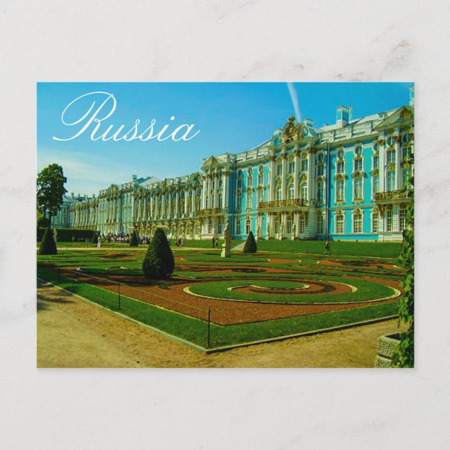 Carte Postale Tsarskoye Selo Pushkin Cathrine Palace Russie (Devant)