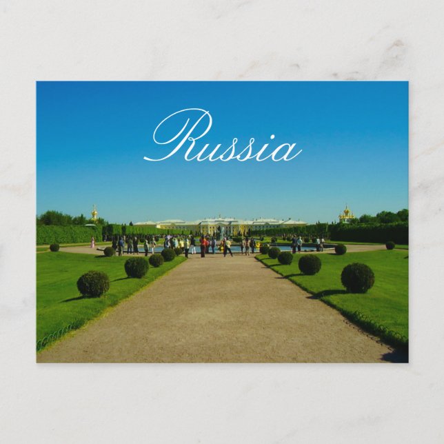 Carte Postale Tsarskoye Selo Pushkin Cathrine Palace Russie (Devant)