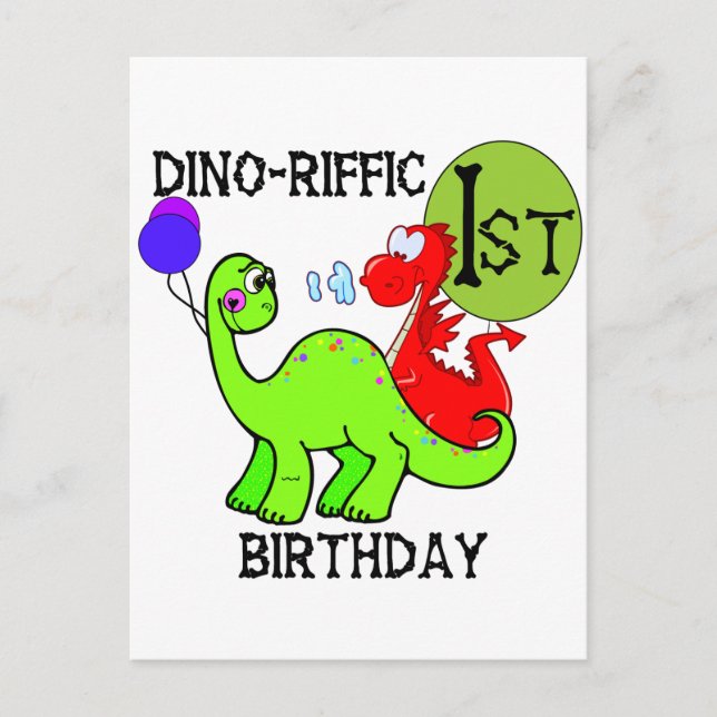 Carte Postale Tshirts et cadeaux d'anniversaire Dinosaur (Devant)