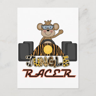 Carte Postale Tshirts et cadeaux de singe de course