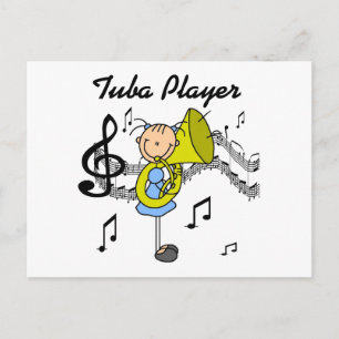 Carte Postale Tshirts et Cadeaux pour Joueurs de Tuba