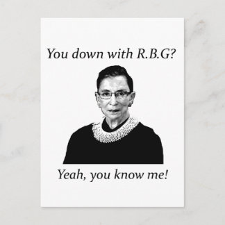 Carte Postale Tu es en bas avec RBG ?