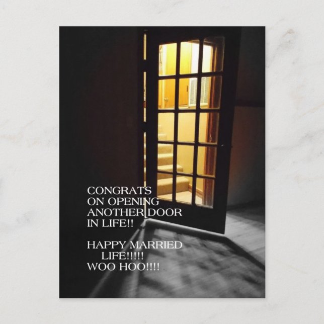 Carte Postale Tu es marié...WOW CARD (Devant)