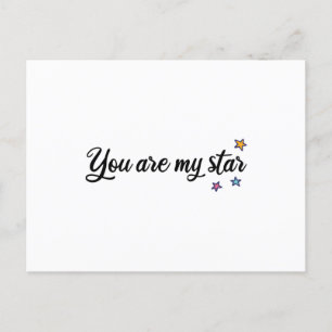 Carte Postale Tu es mon étoile