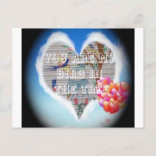 Carte Postale Tu es mon oiseau dans les arbres.png (Devant)