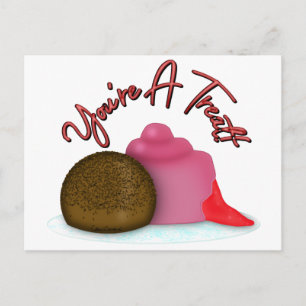 Carte Postale Tu es une fraise remplie de gâteries pour la Saint