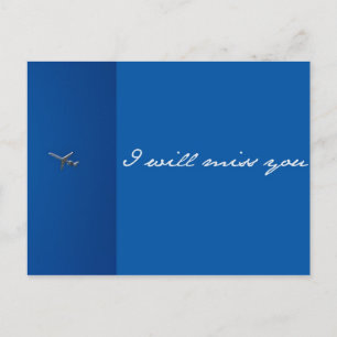 Carte Postale Tu me manqueras !
