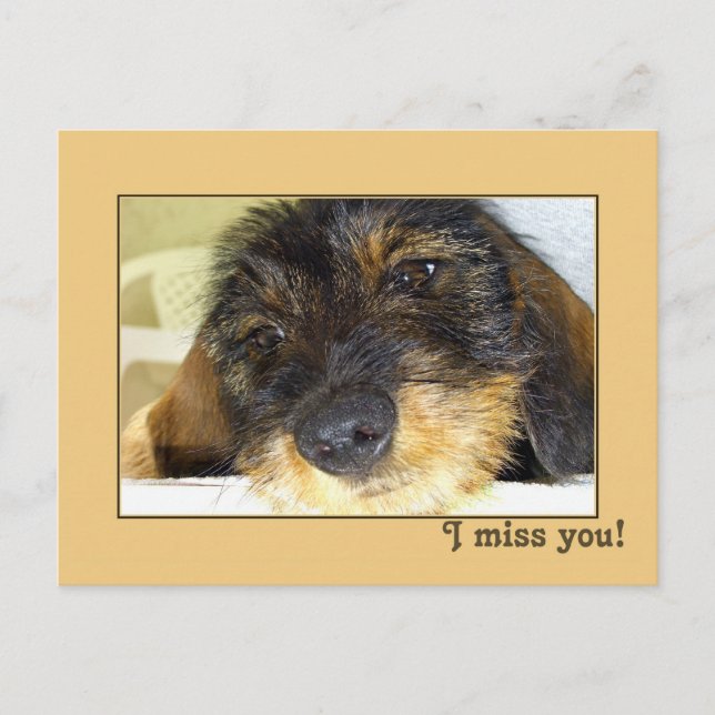 Carte Postale Tu me manques (Devant)