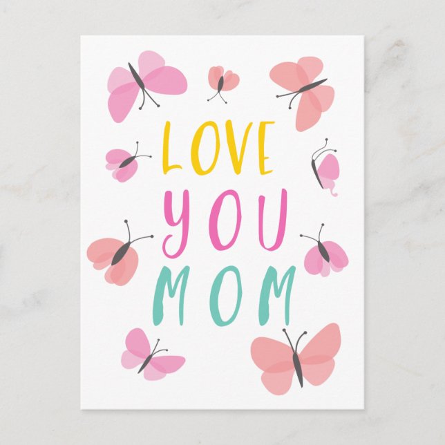 Carte Postale Tu me manques toujours maman. (Devant)