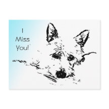 Tu Me Manques ! Westie Digital Photo Art Ink croqu