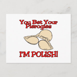 Carte Postale Tu paries tes pierogies que je suis polonais