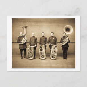 Carte Postale Tuba Cops (Sepia)