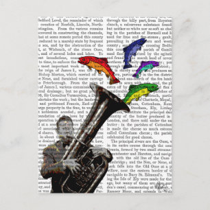 Carte Postale Tuba Et Poisson