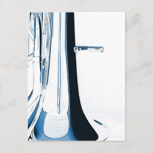 Carte postale Tuba Souphone pour musiciens de band