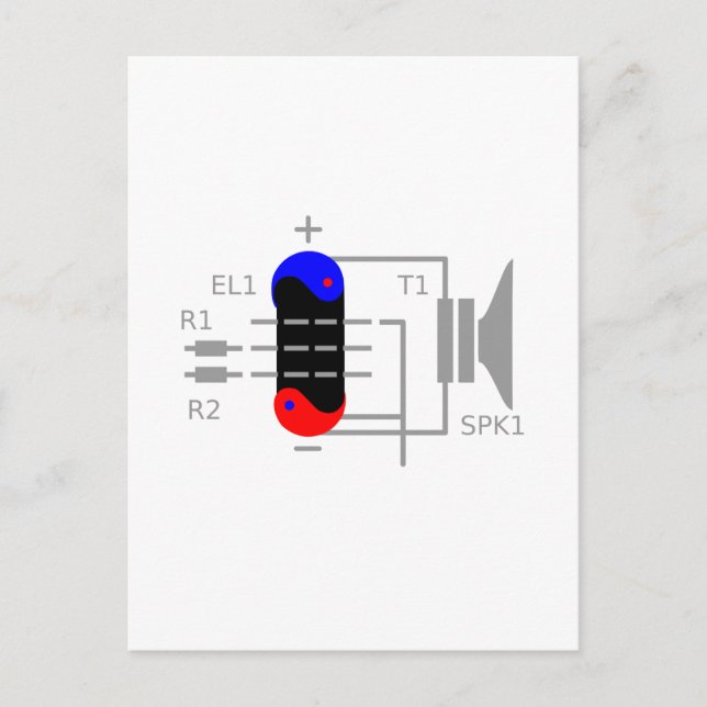 Carte Postale Tube Amp (Devant)