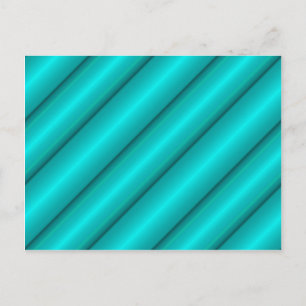 Carte Postale Tubes Abstraits en Turquoise